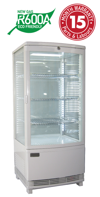 Vertical Counter Top Display Refrigerators