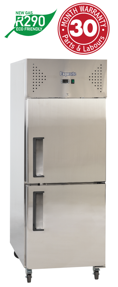 One Solid Split Door Upright Storage Refrigerators